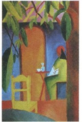 Macke_Türkisches Café_farb